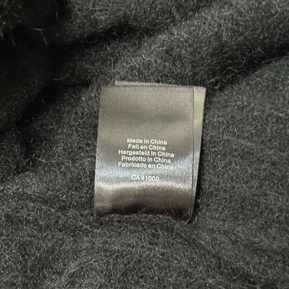 JUST FEMALE Zoe Mohair Wool Cozy Open-Front Cardigan Black Women’s S (see notes) - Picture 13 of 13